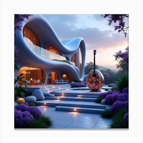 Futuristic House 7 Canvas Print