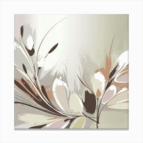 Abstract Floral Painting 4 Canvas Print