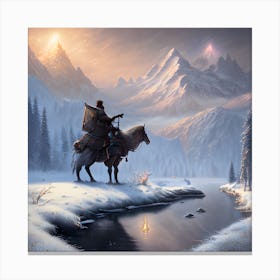A Winter Adventure Canvas Print