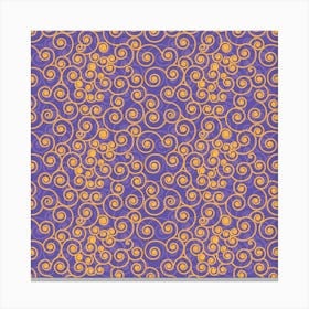 Spiral Patter Seamless Tile Canvas Print