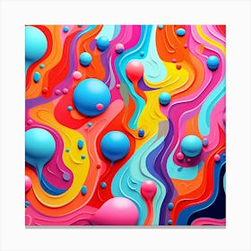 Abstract Colorful Background 1 Canvas Print