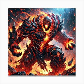 Volcano Berserker 3 Converted Canvas Print