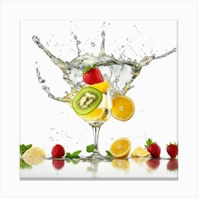 Fruit Splash Canvas Print