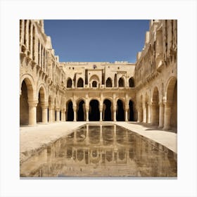 Courtyard Of A Palace Canvas Print