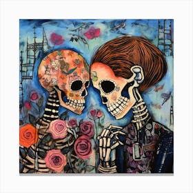 Day Of The Dead 3 Canvas Print