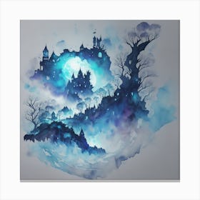 Lost Land Of Otherworldly Dreams 2 Canvas Print
