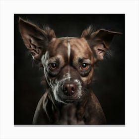 Chihuahua Portrait 8 Canvas Print