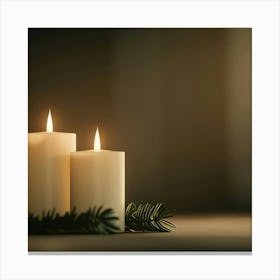 Candle Stock Videos & Royalty-Free Footage 1 Canvas Print