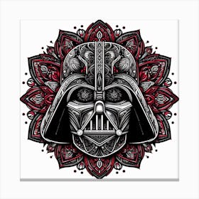 Darth Vader Star Wars Art Print Mandala Canvas Print