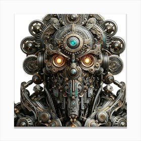 Steampunk Man Canvas Print