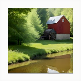 Red Mill 1 Canvas Print