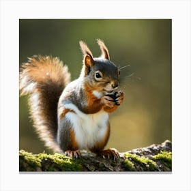 Red Squirrel 27 Canvas Print