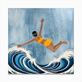 Surfer Girl Canvas Print