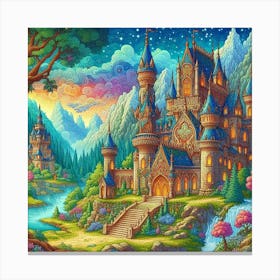 Fairytale Castle 40 Canvas Print