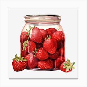 Strawberry Jar 9 Canvas Print