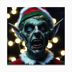 Zombie Elf 1 Canvas Print