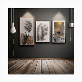 Three Framed Prints Canvas Print