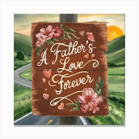 Father'S Love Forever Canvas Print