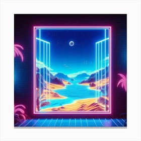 Neon Art 1 Canvas Print