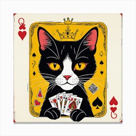 Queen Of Spades Canvas Print