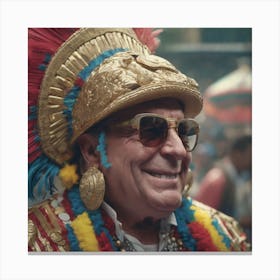Man In A Costume 2 Canvas Print