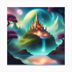 Fairytale Castle 2 Canvas Print