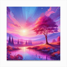 Landscape Painting 272 Canvas Print