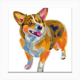 Pembroke Welsh Corgi 01 Canvas Print