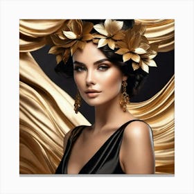 Golden Beauty 1 Canvas Print