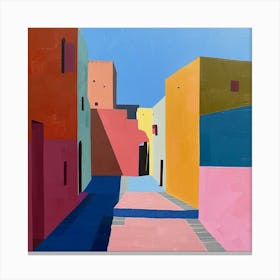 Abstract Travel Collection Fez Morocco 4 Canvas Print