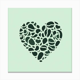 Heart Of Coffee Canvas Print