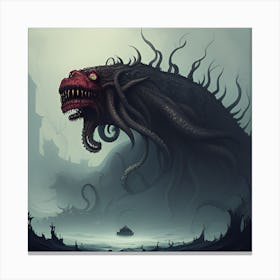 Kraken Canvas Print