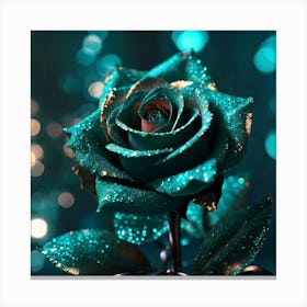 Bokeh Rose Canvas Print