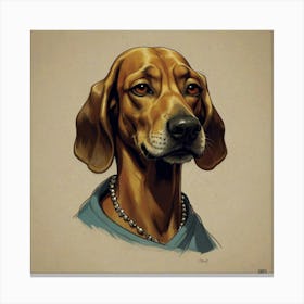 Dachshund Canvas Print