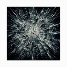 Shattered Glass 6 Canvas Print