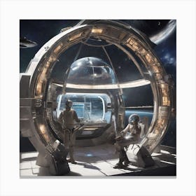 Space Station 18 Canvas Print