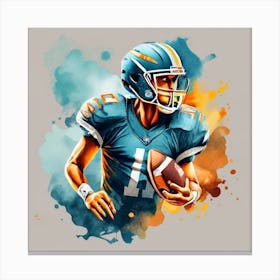 Miami Dolphins Football Player Canvas Print