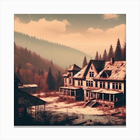 Abandoned House Canvas Print