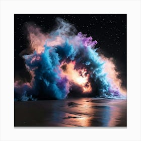 Explosion Of Color Canvas Print