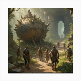 Elder Scrolls 2 Canvas Print