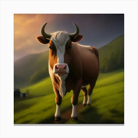 Hillside Grazing Canvas Print