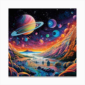 Saturn Canvas Print