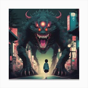 Monster Canvas Print