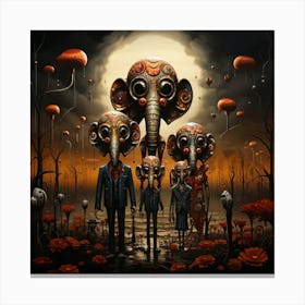 Family Of The Dead Canvas Print