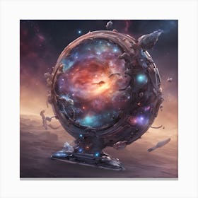 Galaxy Sphere Canvas Print