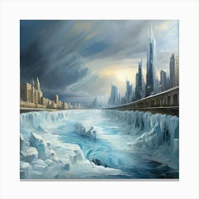 Ice City 1 Canvas Print