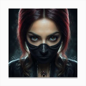 Black Widow 1 Canvas Print