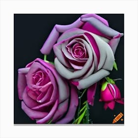 Craiyon 233052 Diamond Diamond Diamond Hands Will Be Stacked With Roses Canvas Print