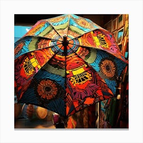 Colorful Umbrella 1 Canvas Print
