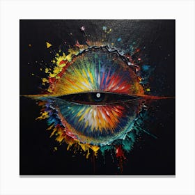 mysterious Eye Canvas Print Canvas Print